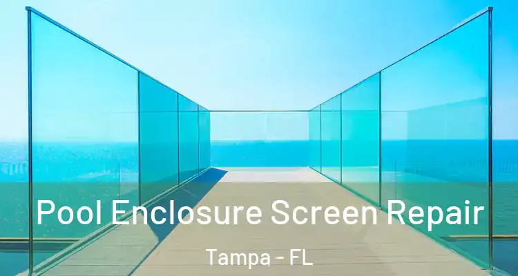 Pool Enclosure Screen Repair Tampa - FL
